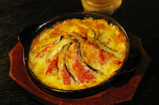 h Ichitora - 茄子とトマトのチーズ焼き
