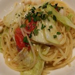 オステリア　デッラ　カパンナ - 帆立とキャベツのペペロンチーノ2015,11