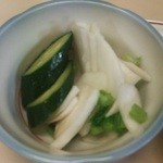 とんかつ　山和 - 定食のお新香