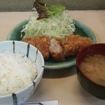 とんかつ　山和 - 特ヒレカツ定食（1850円）