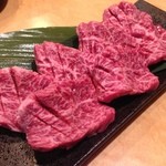 黒毛和牛 焼肉処 西矢 - H.27.11.11.夜 限定サガリハラミ 1,800円