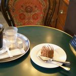 パティスリー・リヨン - モンブランとアイスコーヒー