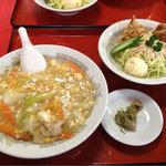 中華レストランちゅー - 中丼セット