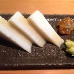 一東菴 - 板わさアップ