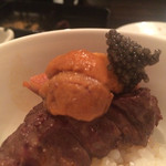 SATOブリアン - 2015/11_この日のブリ飯、キャビア付き