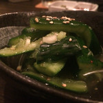 SATOブリアン - 2015/11_塩ゴマたたききゅうり