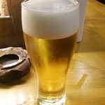 Yakiniku Kushi Rokki- - 生ビール