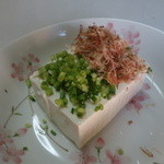 平尾酒店 - 冷奴、１４０円。