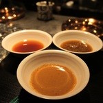 しゃぶ玄 - ポン酢、ゴマだれ、和風だれ