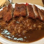 美よし食堂 - カツカレーの大盛り