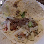 レッドウッド - ・BEEF TACOS　開くとこんな感じ