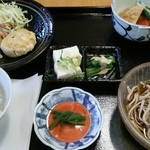 Kawachi Jibasan - 日替わり定食(800円) H27.11 lunch