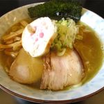 ラーメン ツバメ - 煮干し中華そば しおのドアップ
