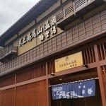 Keiou Takao San Onsen Gokurakuyu - 駅のホームからもよく見える、いい場所にあります