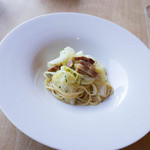 GIRINO - 本日のパスタ：ベーコンとキャベツのスパゲッティ