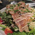 Shokudou Toraya - 地鶏のタタキ中華風サラダ