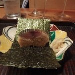 京天神 野口 - サバのおにぎり