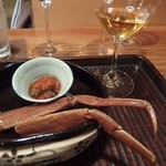 京天神 野口 - こっぺかにの紹興酒づけ