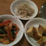 韓国家庭料理 ソウル村 - 最初にでてきた．．．