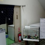 練馬東税務署　食堂 - ドア右上に「食堂」の札