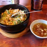 博世ラーメン - 生野菜石焼きチャーハンビビンバ