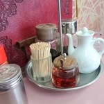 亀福食堂 - 2015年11月　卓上