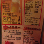 鳥辰 - メニュー