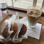 はらドーナッツ - サトウキビ
      特別栽培シナモン
      かぼすはちみつ
      カフェオレ