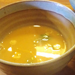 麺処 三鈷峰 - スープ割