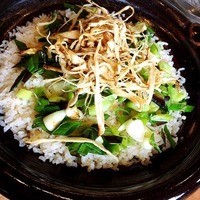 伊勢宮川の里 鄙茅 - ネギご飯