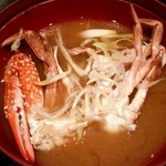日本橋茅場町 寿司 鮮極 - 蟹汁