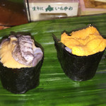 ひょうたん寿司 - 姫アワビとウニ
      