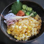 東京うどん 一将 - 季節のうどん「霰」(2010.7.7現在)