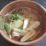 東京うどん 一将 - 「肉もりネギうどん」のつけ汁