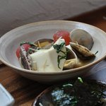 Cafe cha- cha- - アサリとトマトの香り蒸し