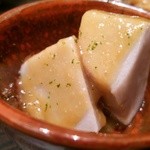 Hashiba - 海老芋、味噌がけ