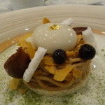 プレスキル - ☆栗の柔らかなクレーム。デザートは２種類を分けわけ☆