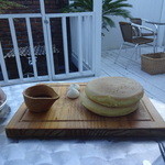 嵯峨野湯 - パンケーキセット