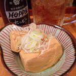 浦野屋 やきとん てるてる - 〆は煮どうふ