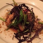 くろさわ東京菜 - フエダイの薬味ソースがけ