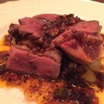 くろさわ東京菜 - 鴨 四川風ソース