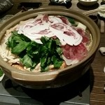 彩さい - 熊鍋。