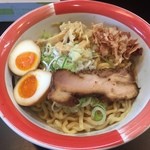 まぜそば小島屋  - 魚介まぜそば（味玉トッピング）