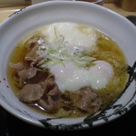 讃岐うどん あ季 - 肉うどん＆温玉2ケ