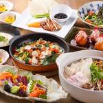 旬彩料理　ゆう杉 - 季節の素材を活かしたコース料理の一例