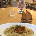 アフタヌーンティー・ティールーム - 季節限定のパスタ　アーモンドミルク使ってた♡