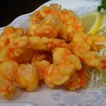 新華苑 - 塩味のえび天がうまい。
