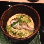 日本料理 楽心 - 鯛・白子のクリームブリュレ