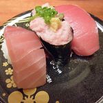 まぐろ三点盛り