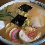 味の清ちゃん - 昔ラーメンの味噌（800円）です。2015年10月